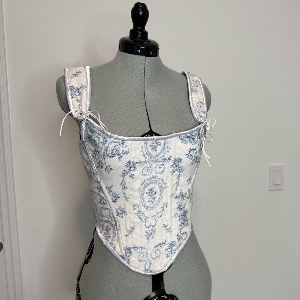 Enjoue Collectif Blue Rococo Corset